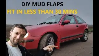 Rover 25 GTI - Mud Flap Install, How To Install Mud Flaps On A Rover 25, MG ZR Or Any Car Really!