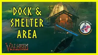 Dock & Smelter Area | VALHEIM Build | NO MODS