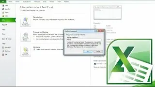 How to Protect Excel Document with Password, Lock or Add Password to a Excel File