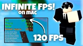 HOW TO INCREASE FPS CAP ON Roblox Mac (infinite fps!)
