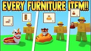 EVERY NEW FURNITURE ITEM!! ROBLOX islands
