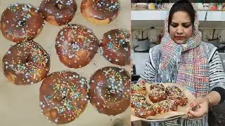 Easy soft fluffy doughnut recipe 🙏😋 bilkul market style Bankar taiyar hai 😋😋🙏