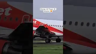Smooth easyJet departure From Amsterdam Schiphol Airport✈️ #shorts #aviation