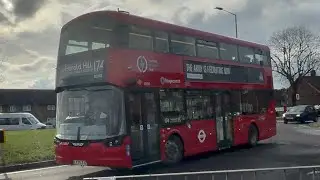 London buses observations at Harold Hill 17-01-26