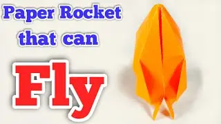 How to make Paper Rocket that Fly High | Origami Fun Games | DIY Paper Rocket | Easy Paper Toy