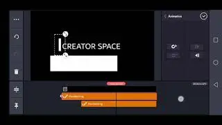 How to Create Motion Graphic Text Reveal in Kinemaster / / Kinemaster Tutorial.