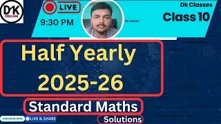 Class 10 Maths  Half Yearly Set 6 #ncert  #cbse  #class10 #mathsclass10 by Dk Yadav