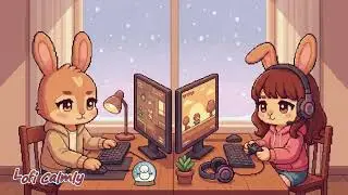 Synthwave Sanctuary ❄️Chill Play Vibes with Kumo & Momo