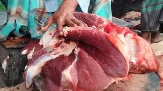 A very nice meat shop, Extraordinary fast cutting technique skills, Best butcher,,