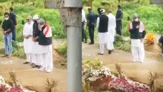 Amitabh Bachchan attends his 'idol' Dilip Kumar's funeral | Watch Inside Video