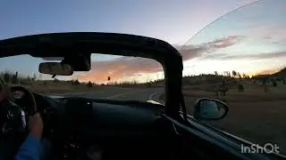 High altitude #spiriteddriving #mx5 #miata #roadster #revmatching #sportscars #onboard #passenger