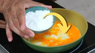 PEGUE 2 OVOS E TAPIOCA E FA&Ccedil;A ESSA RECEITA DELICIOSA EM 5 MINUTOS