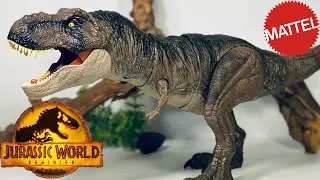 Jurassic World Dominion Thrash &lsquo;N Devour Tyrannosaurus rex Review!! Mattel