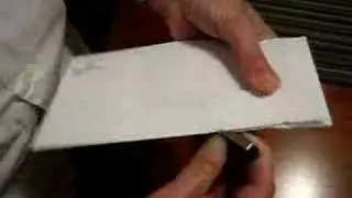 Turn a pen into a letter opener