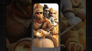 Bhagwan ji driving car reels editing | just a boy god Trend tutorial | Trending God Ai reels #GodAi