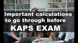 🔴 23- Calculations CPR Chapter 1, KAPS |Dr.Hazem Sayed|