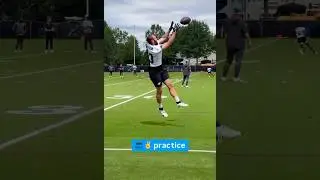 Panthers WR PRACTICING HARD in TRAINING CAMP #panther #nfl #nba #shorts #highlights #bryceyoung