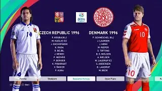 Euro 96 A Grubu 6.ma&ccedil; Czech Republic Denmark 