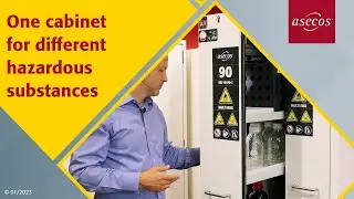 World first: V-CLASSIC-90 MULTIRISK type 90 safety storage cabinet | asecos