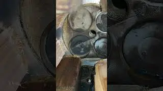 Crack Cylinder head pressure test corolla #automotive #viral #shorts #machinery #corolla