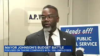 Chicago Mayor Johnson rejects alternative budget presented by majority of City Council members