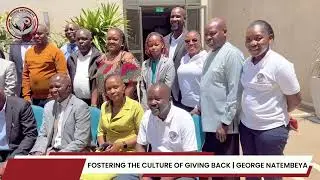 Fostering The Culture Of Giving Back | George Natembeya Foundation #endpoverty #fypyoutube