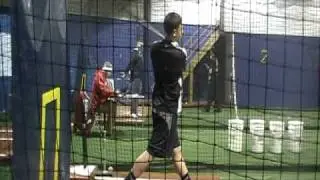 Matt Domina Working on Early Stride Separation and Staying Inside The Ball -- Winter '10