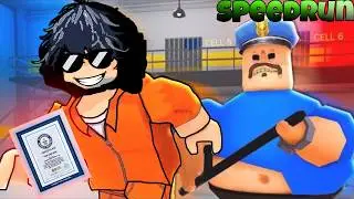 Making World Record of Barry Prison Escape in Roblox (HINDI) Speedrun