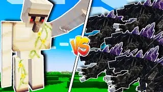 ULTIMA IRON GOLEM TITAN VS 1000 MOBZILLA | MOB BATTLE TEAMS | TITANS MOD VS ORESPAWN MOD