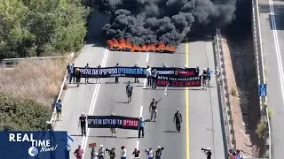 Israelis block Tel Aviv highway demanding hostage deal