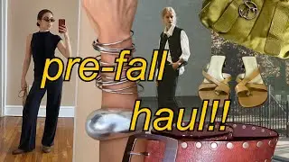 pre-fall haul + styling!! paloma wool, vintage kitten heels, bag charms ✨