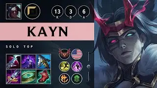Kayn Top vs Heimerdinger - NA Grandmaster Patch 25.18