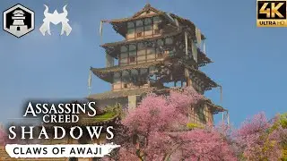 Assassin's Creed Shadows: Claws of Awaji - All Castles / Samurai Daisho Locations (4K 60FPS)