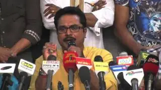 Actor Sarath Kumar Meets Press on Nadigar Sangam Issue and Elections