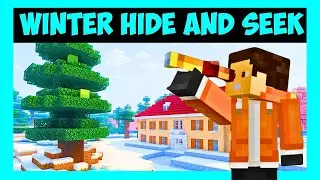 I Trapped 10 Players in a WINTER Minecraft Hide and Seek Game
