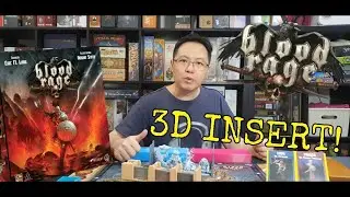 Blood Rage Board Game 3d Plastic Insert