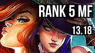 MISS FORTUNE & Shaco vs CAITLYN & Zyra (ADC) | Rank 5 MF, 600+ games | JP Grandmaster | 13.18