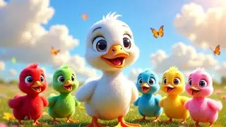 Five Little Ducks 🦆 | Kids Nursery Rhymes | Baby Songs | Learning & Fun Cartoon