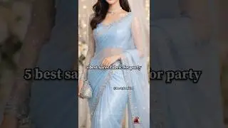 5 best saree fabric for party//party wear saree #shorts #partywearsaree #sareefashion
