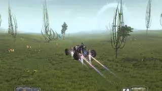 Planet Explorers flying car