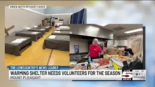 VIDEO: Mount Pleasant church seeks volunteers for winter warming shelter