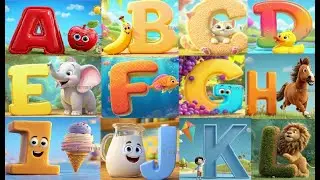 ABCD Song for Kids | Nursery Rhymes & Preschool Learning Alphabet | Learn with Kichu