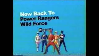 ABC Family Action Block Power Rangers Wild Force and Galidor WBRB and BTTS Bumpers (2003)
