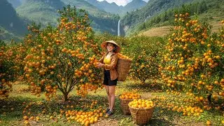 Harvesting 300kg of Oranges from the Garden and Selling Them at the Market & Farming Tips