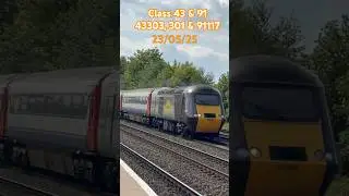 CrossCountry HSTs Reborn &mdash; But What&rsquo;s THAT in the Middle ? #colasrail #trainspotting #trains #hst