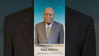 Hommage &agrave; Directeur Etomasango Shoko Paul Maron