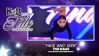Дэш Рохас | The Rage | Победительница национального конкурса &laquo;Мисс мини-танец&raquo; в Анахайме