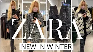 ZARA HAUL TRY ON WINTER | FESTIVE COLLECTION | Come SHOPPING with me to ZARA
