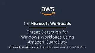 Threat Detection for Windows Workloads using Amazon GuardDuty