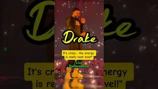 Epic Stage Moments! Drake Breaks Up Stadium 🔥 #drake #liveperformance #newyorkvibes